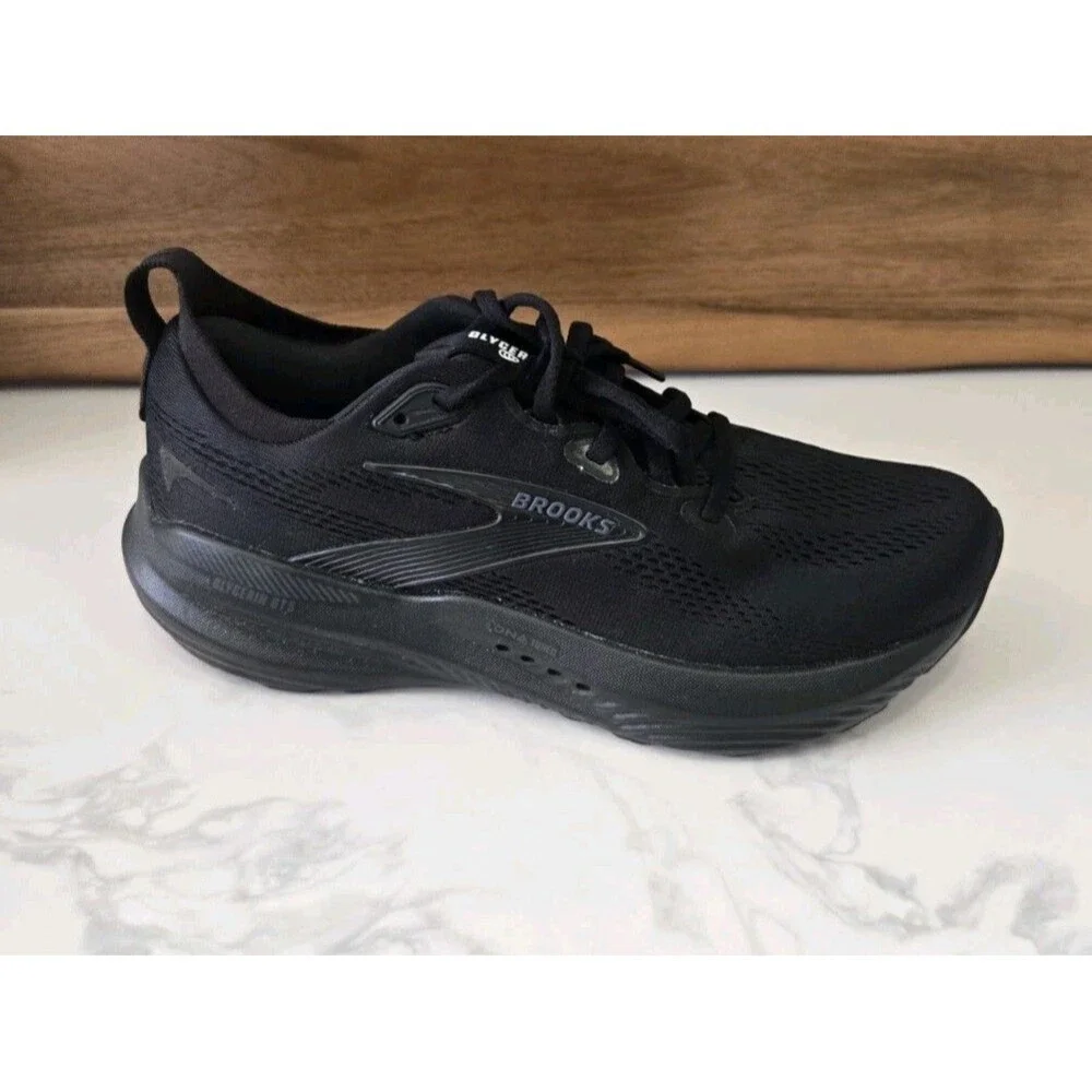 Brooks Glycerin 22 Shoes Womens Sz 9.5 D Black Ebony Running Athletic Sneakers - Picture 1 of 7